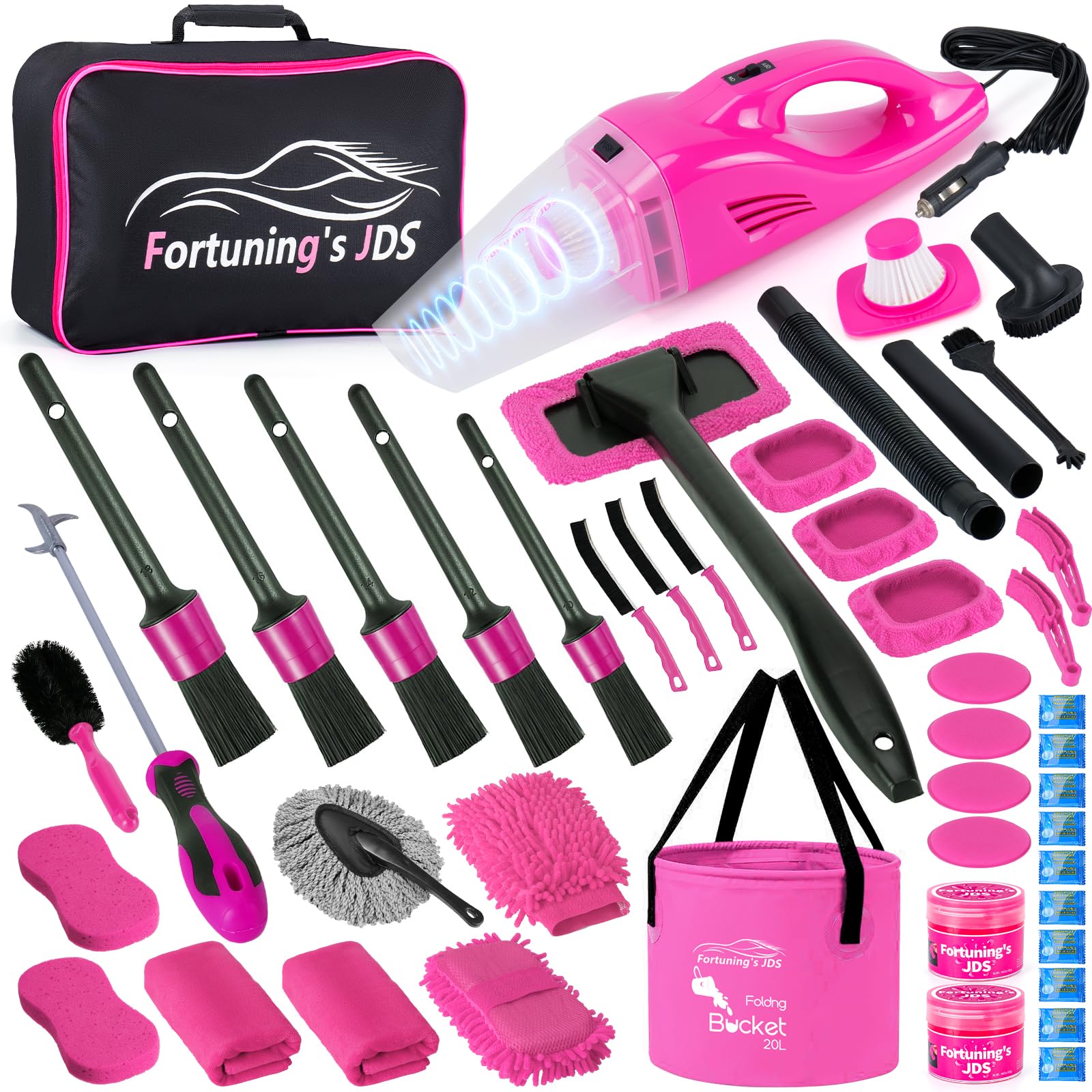 Amazon.com: 47PCS Car Detailing Kit Interior Cleaner, Car Cleaning